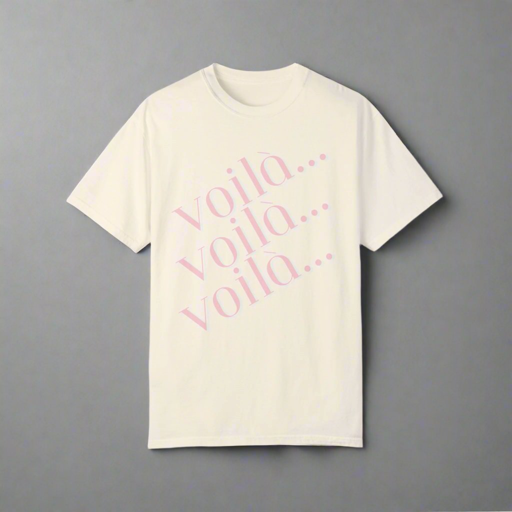 Voilà... Voilà... Voila...Garment-Dyed Relaxed fit T-shirt