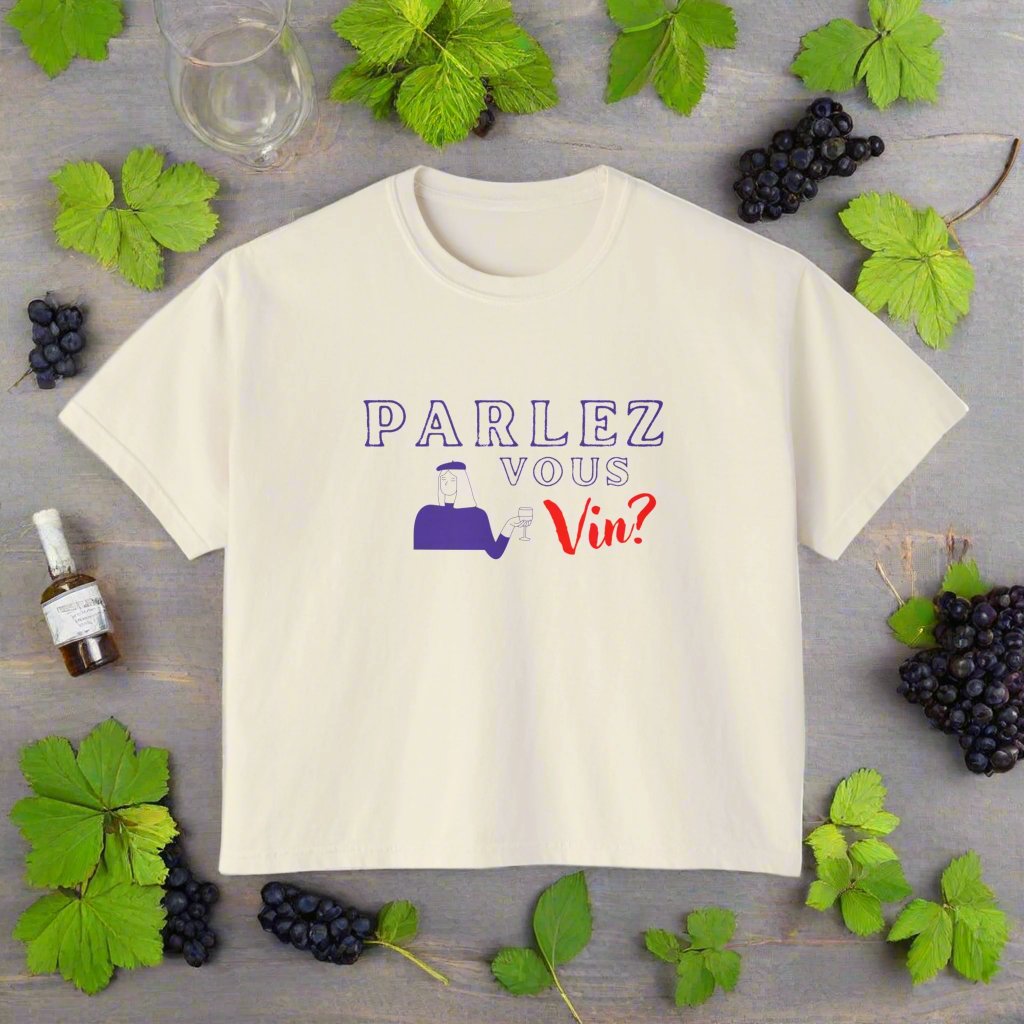 Parlez-Vous Vin? Relaxed Boxy Tee