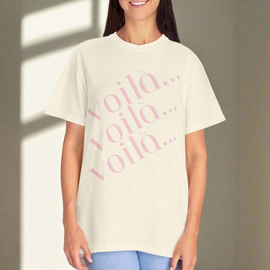 Voilà... Voilà... Voila...Garment-Dyed Relaxed fit T-shirt