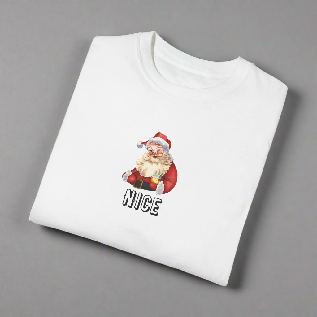 Nice: Whisky Santa - Relaxed Cotton Tee