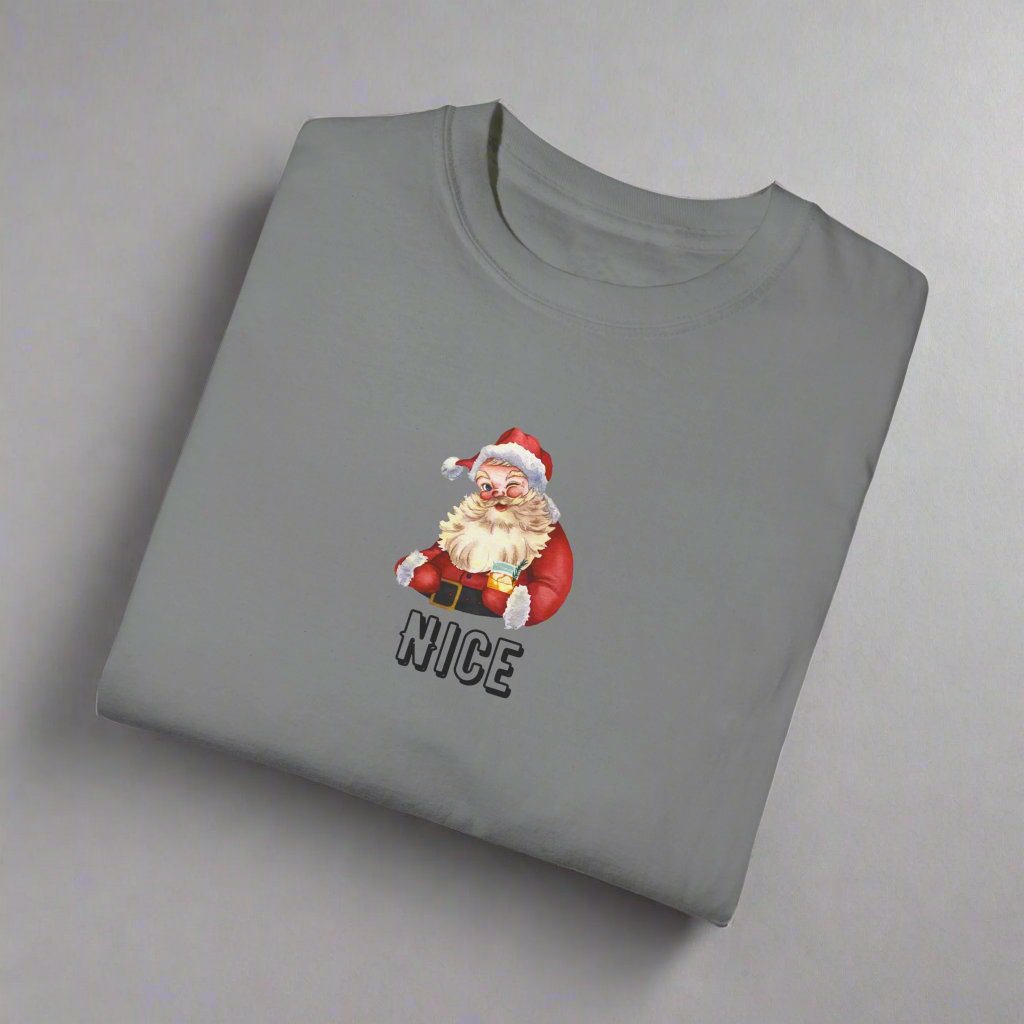 Nice: Whisky Santa - Relaxed Cotton Tee