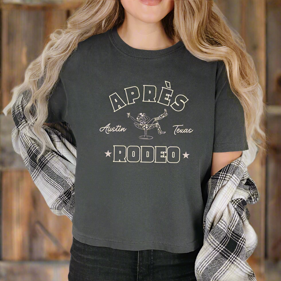 Après Rodeo - Austin, Texas - Relaxed Boxy Tee