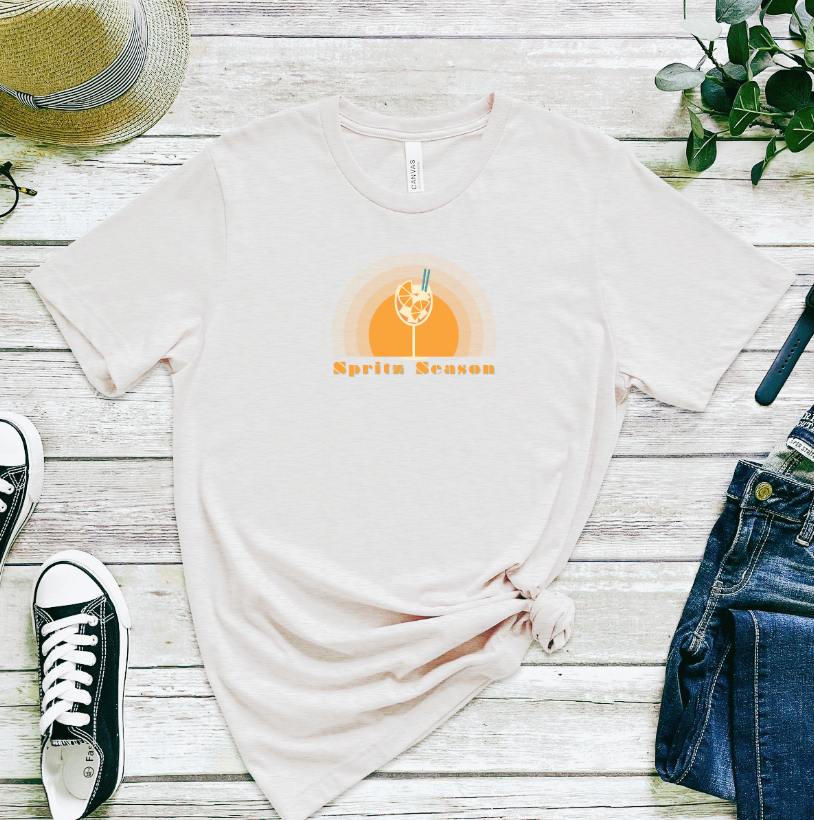 Spritz Season: Retro Sunset Graphic Tee