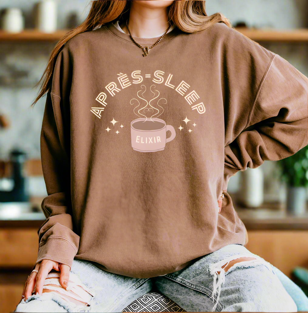 Oversized cozy sweatshirt sale