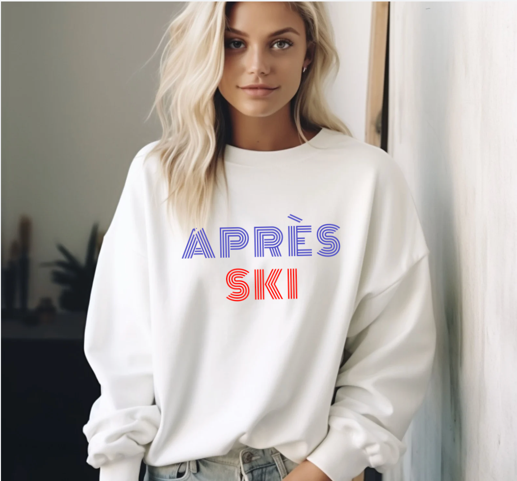 Après-Ski - Retro drop shoulder Sweatshirt