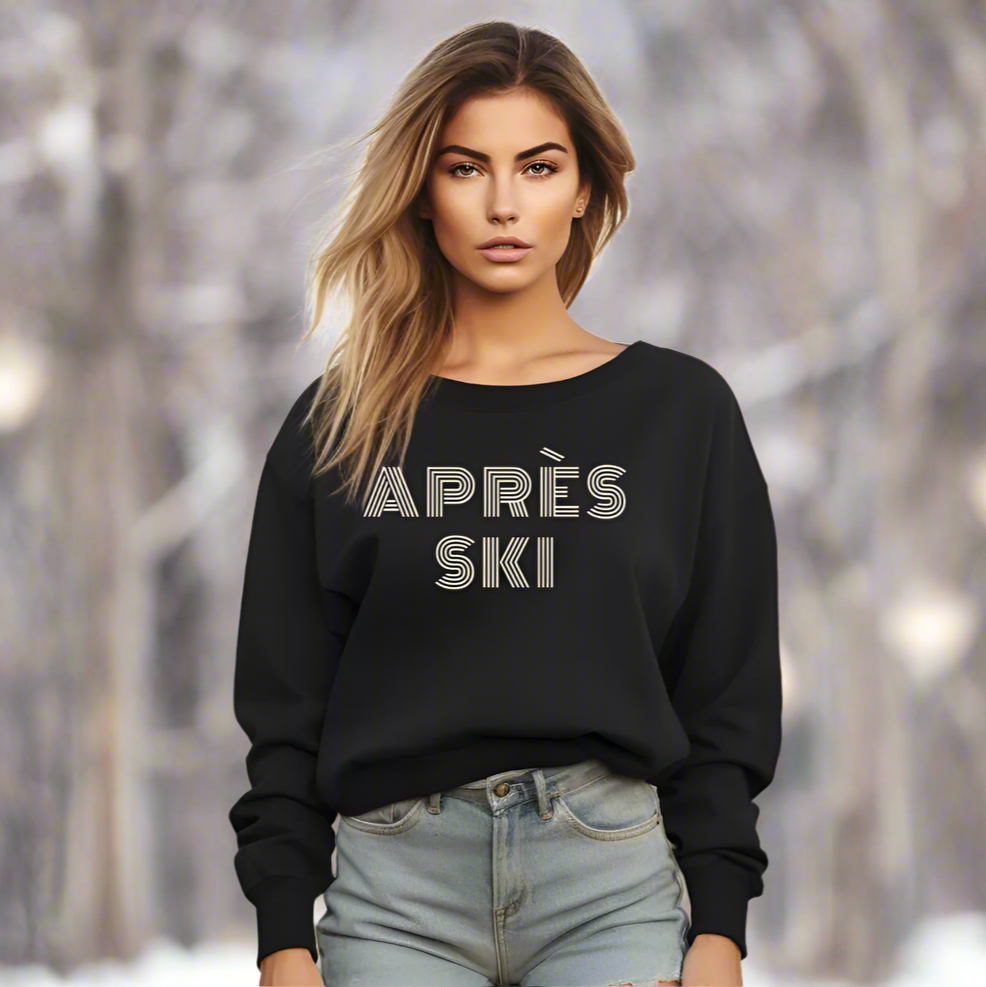 Après-Ski - Retro drop shoulder Sweatshirt