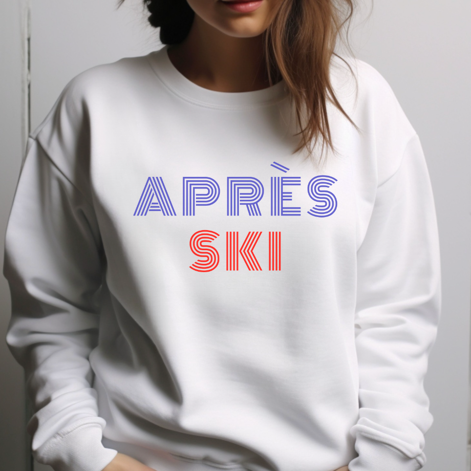 Après-Ski - Retro drop shoulder Sweatshirt