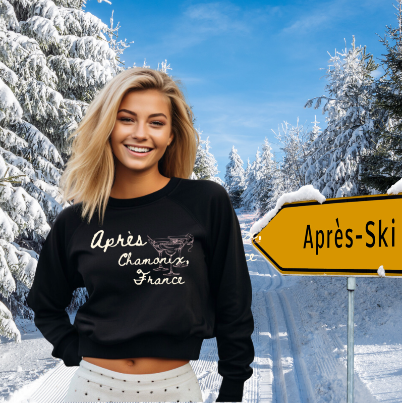 Après Chamonix, France: Classy & Cozy relaxed, cropped pullover