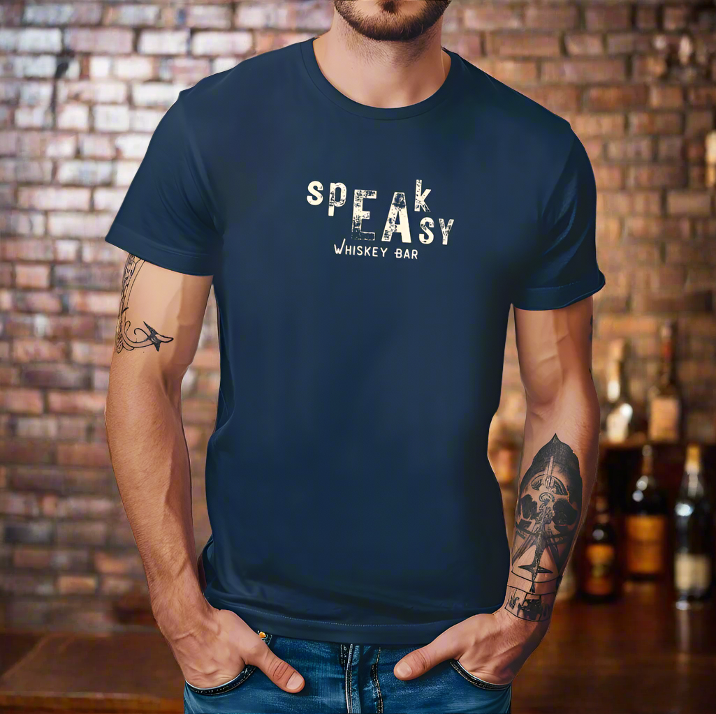 Speakeasy Whiskey Bar: Vintage Vibe Unisex Tee