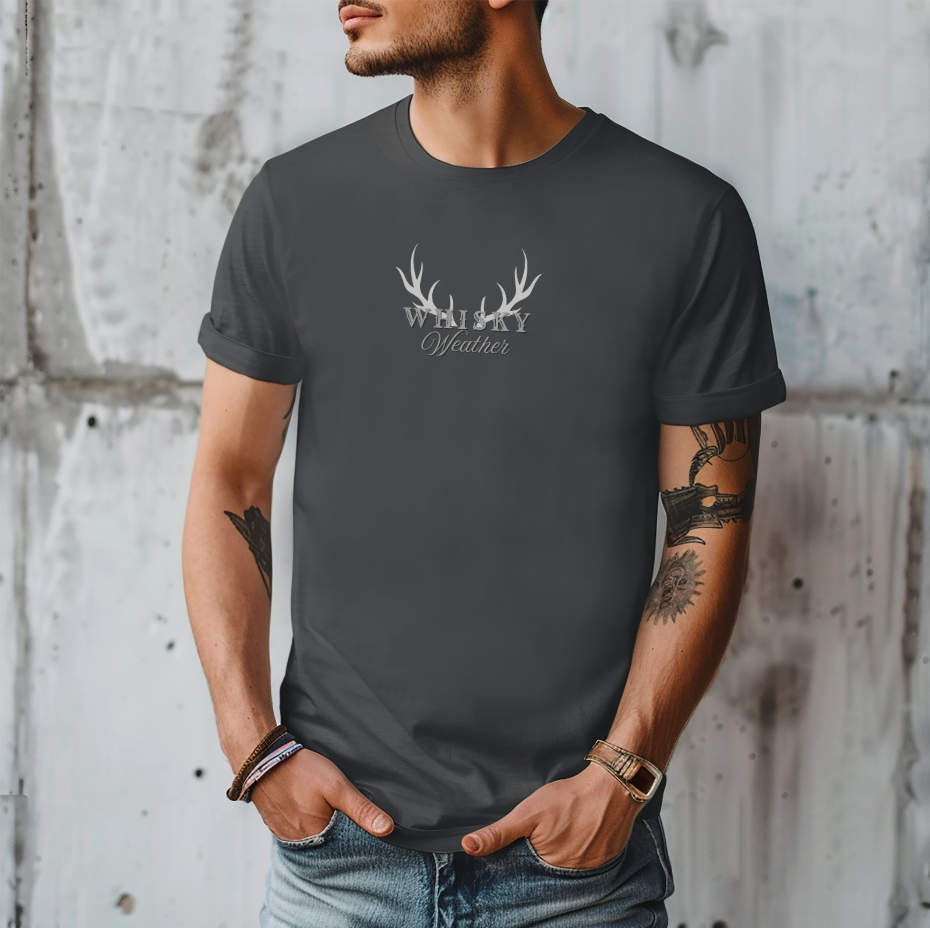 Whisky Weather Tee: Uber-Soft Unisex Tshirt for Whiskey Lovers