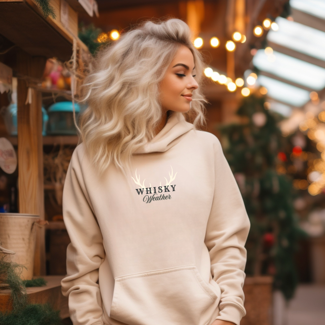 Whisky Weather: Cozy Unisex Winter Hoodie