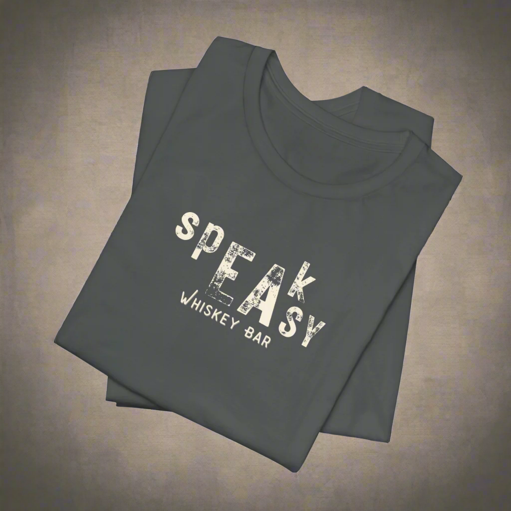 Speakeasy Whiskey Bar: Vintage Vibe Unisex Tee