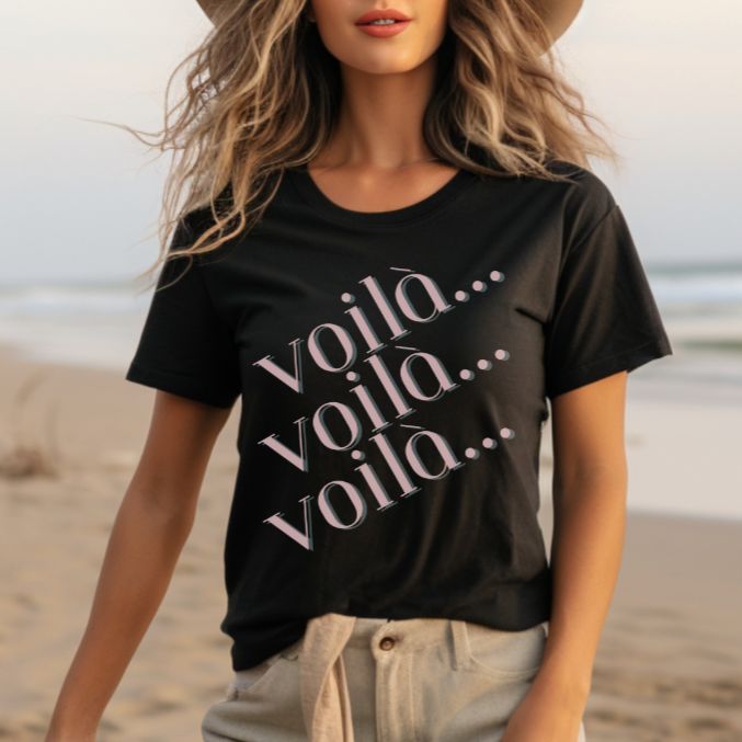 Voilà... Voilà... Voila...Garment-Dyed Relaxed fit T-shirt